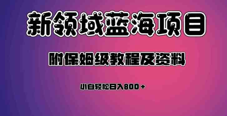 虚拟资源蓝海领域新项目，轻松日入800＋，附保姆级教程及资料